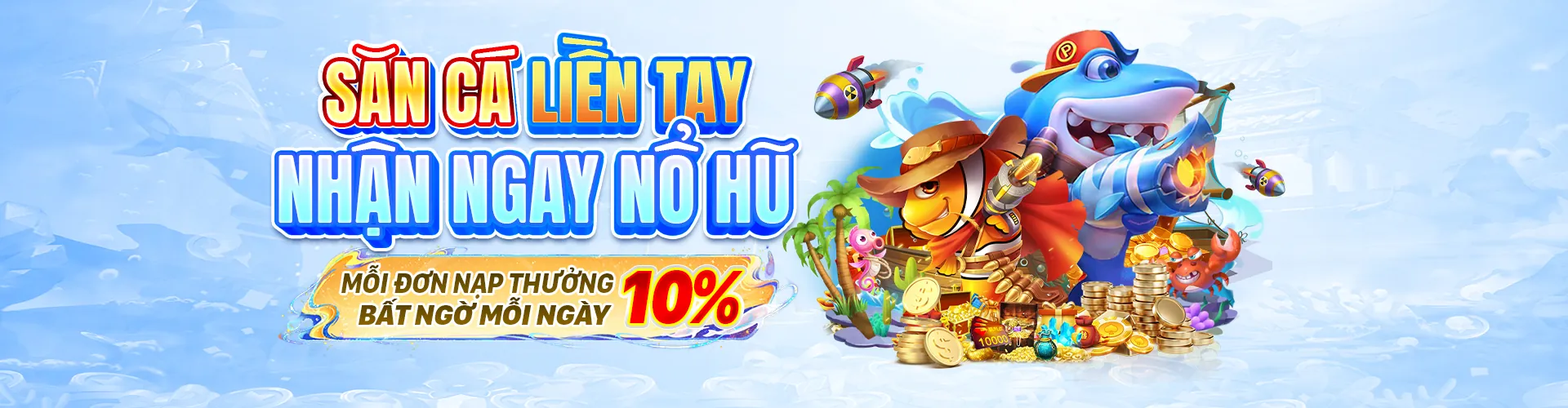 Các khuyến mãi dành riêng cho trò chơi slot và bắn cá tại shbet88.